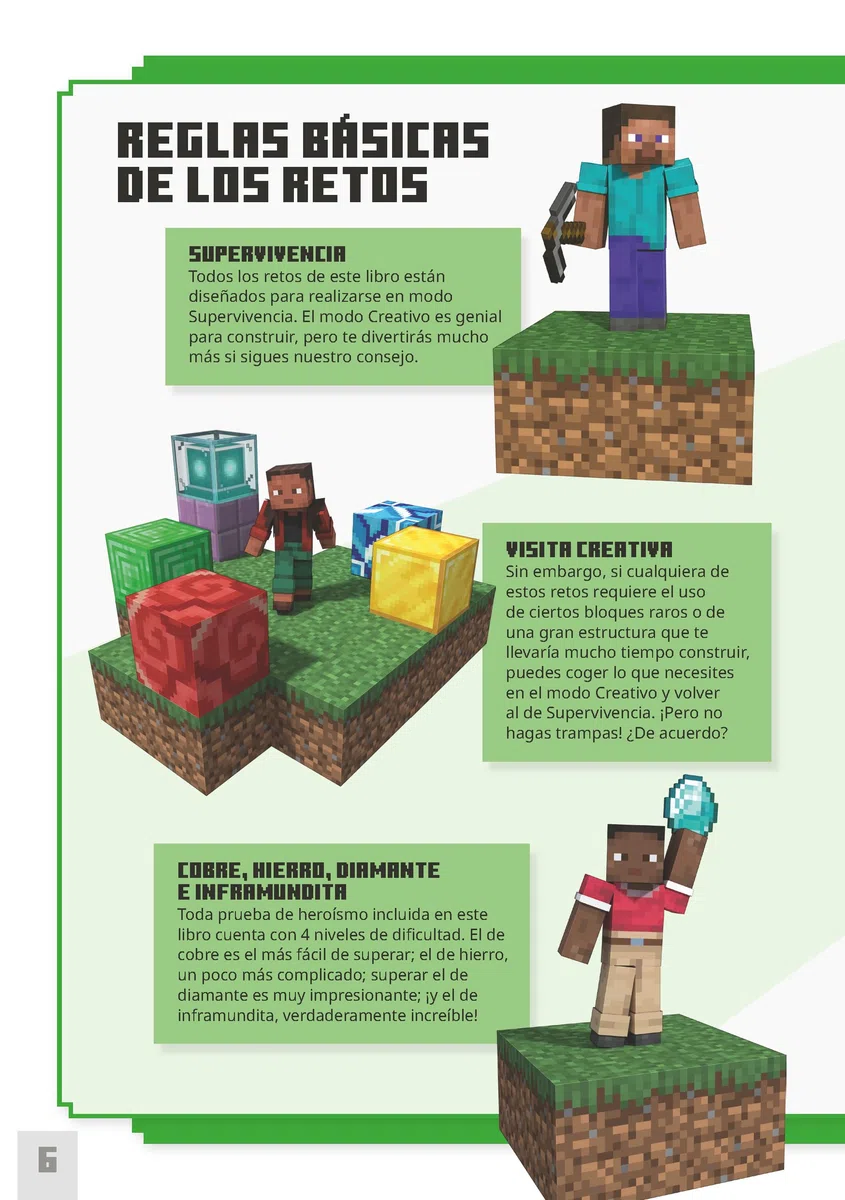 Minecraft oficial: Retos de supervivencia 2 (Edición leyenda)