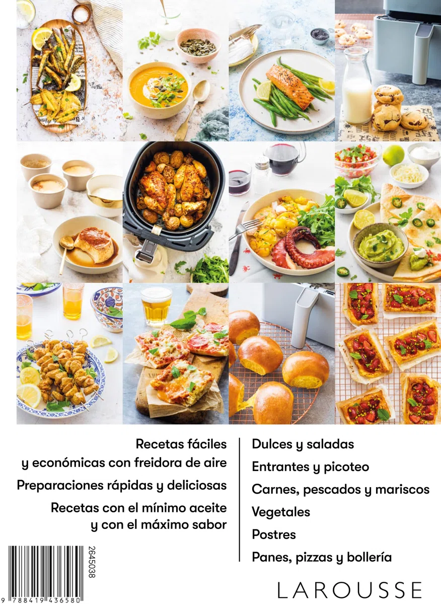 Mis recetas con freidora de aire (LAROUSSE - Libros Ilustrados/ Prácticos - Gastronomía)