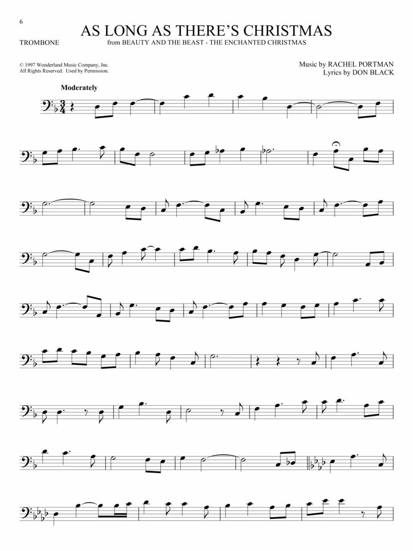 101 Christmas Songs: Trombone