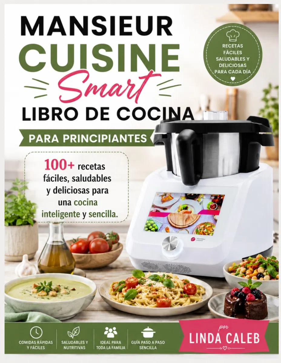 MANSIEUR CUISINE SMART LIBRO DE COCINA PARA PRINCIPIANTES: 100+ recetas fáciles, saludables y deliciosas para una cocina inteligente y sencilla