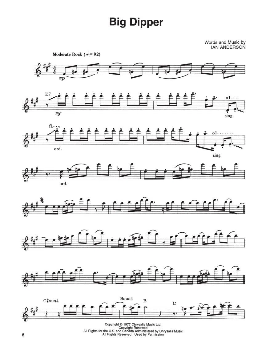 Jethro tull flute solos flute traversiere