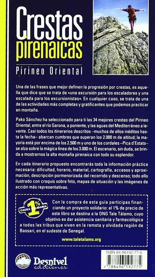 Crestas pirenaicas. Pirineo Oriental: Pirineo Oriental (Guías de escalada Desnivel)