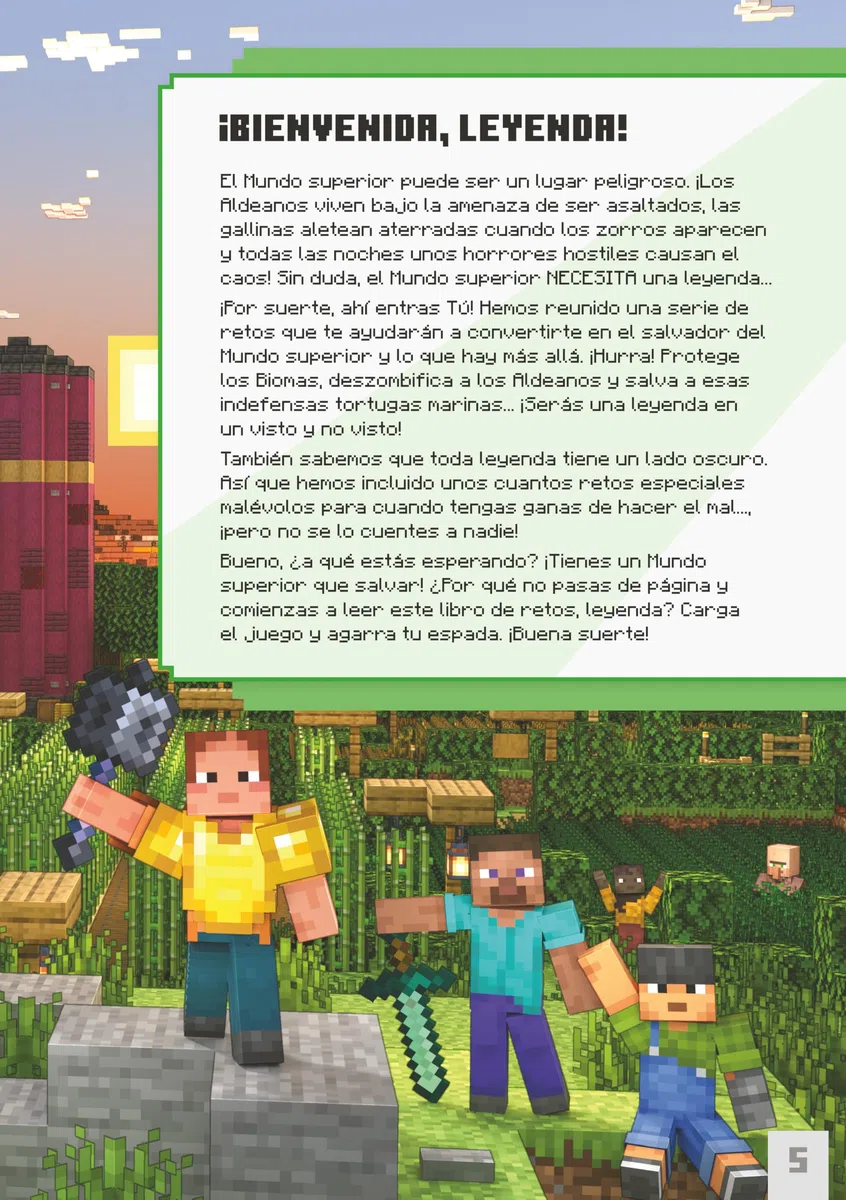 Minecraft oficial: Retos de supervivencia 2 (Edición leyenda)