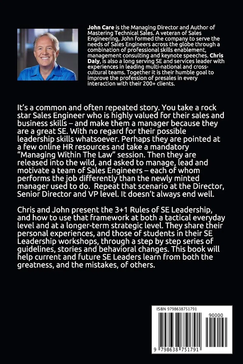 The Sales Engineer Manager's Handbook: Mastering Technical Sales