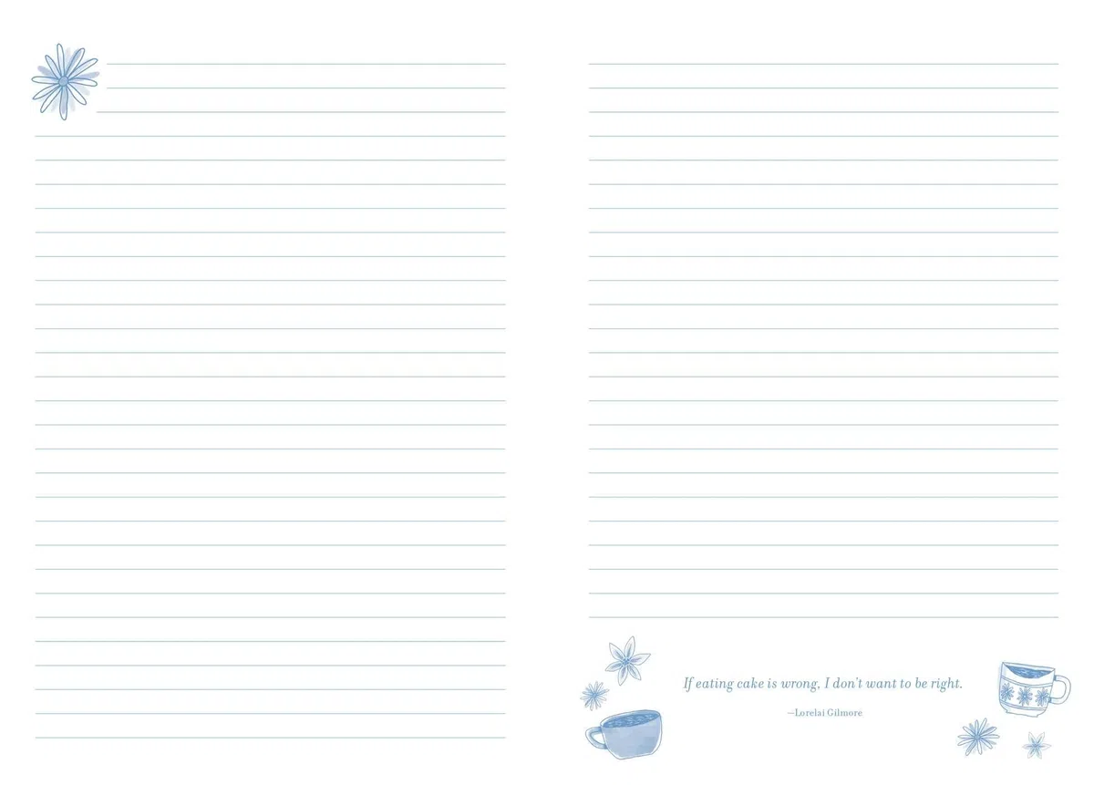 Gilmore Girls Embroidered Journal