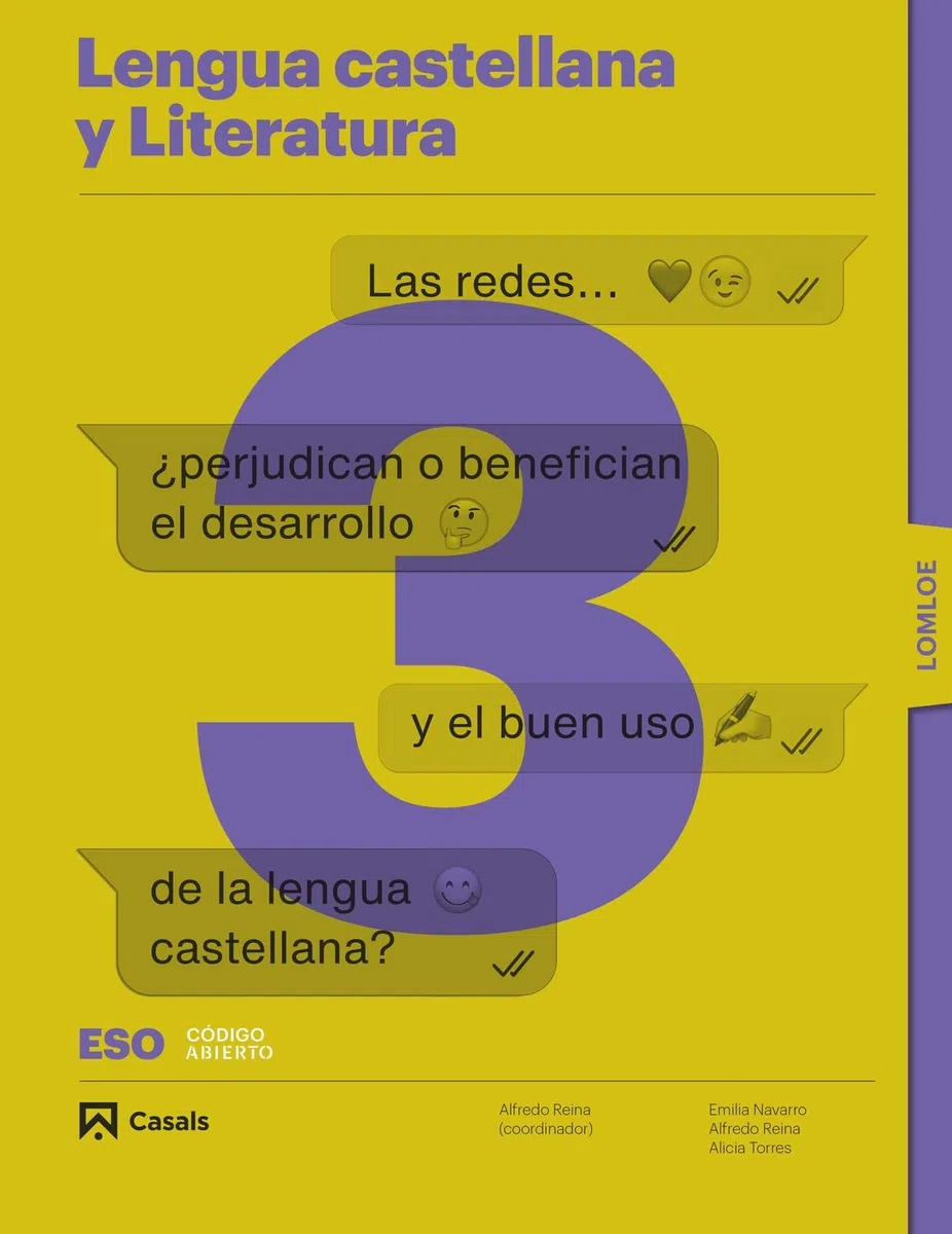 Lengua castellana y Literatura 3 ESO LOMLOE - PEFC 100% - 9788421874165
