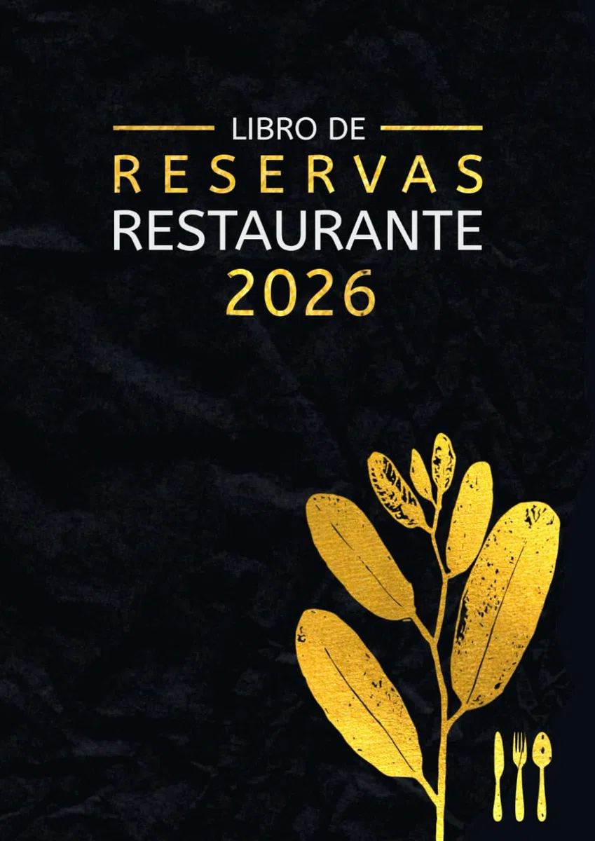 Libros de reserva para restaurantes 2026: Del 1 de enero al 31 de diciembre 2026 | 2 páginas por día (Almuerzo + Cena) Planificador De Reservas Con Fechas Para 365 días | A4