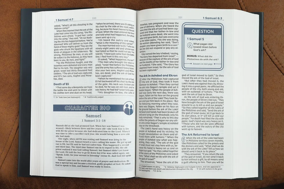 Holy Bible: New International Version, Teen Study Bible, Navy, Comfort Print
