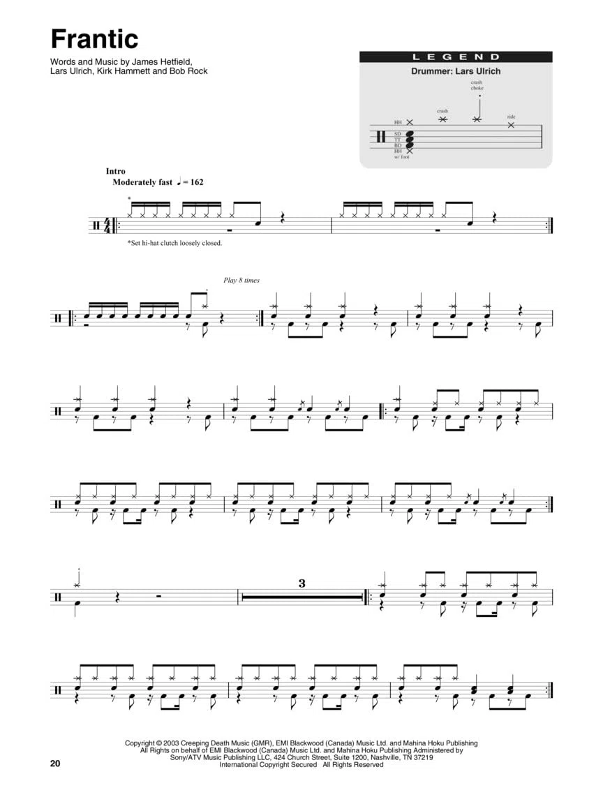Metallica: 1991-2016 (Hal Leonard Drum Play-Along, 48)