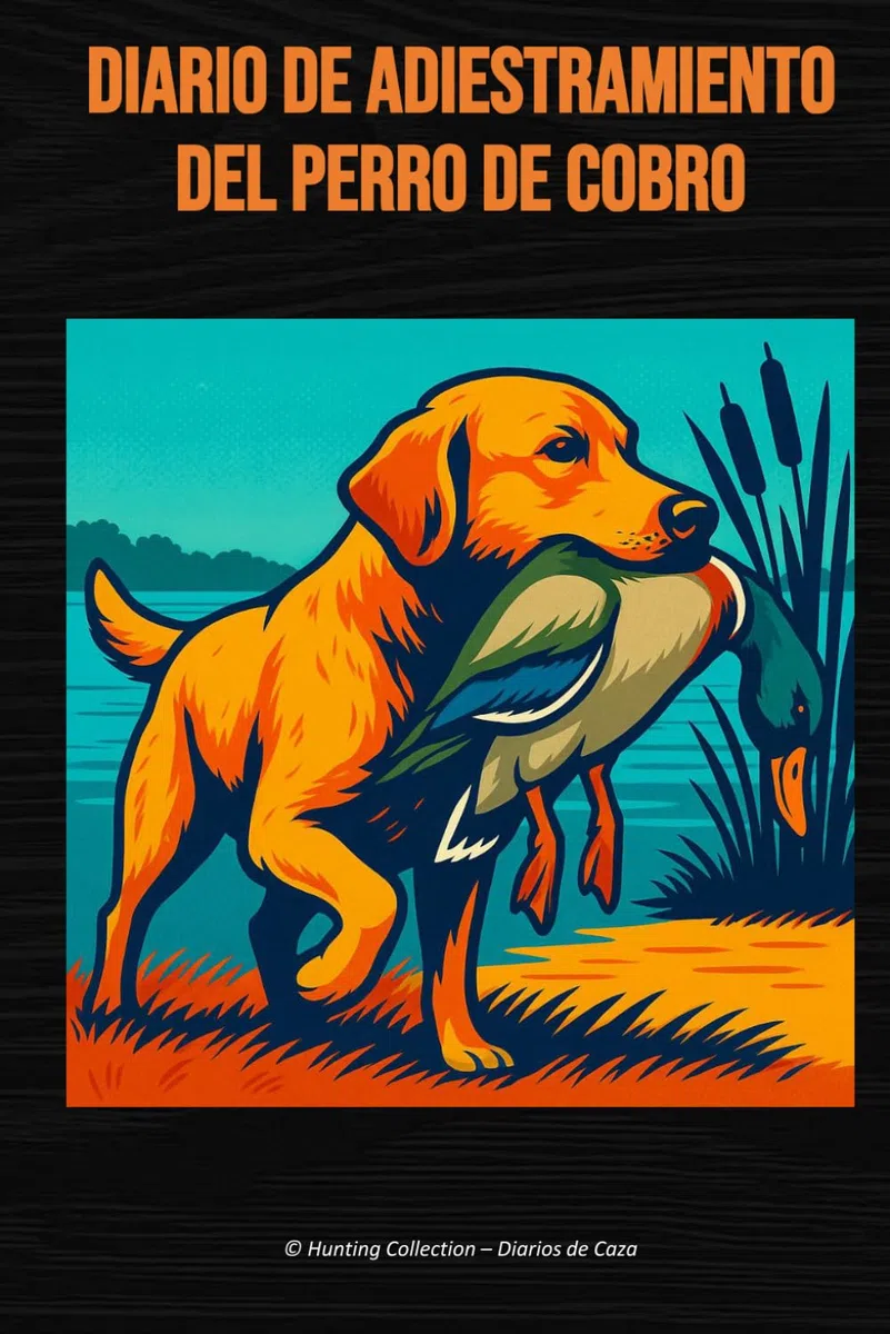 Diario de adiestramiento del perro de cobro: Diario de adiestramiento para labrador, golden retriever, cocker, springer y perros de cobro (Hunting Collection – Diarios de Caza)