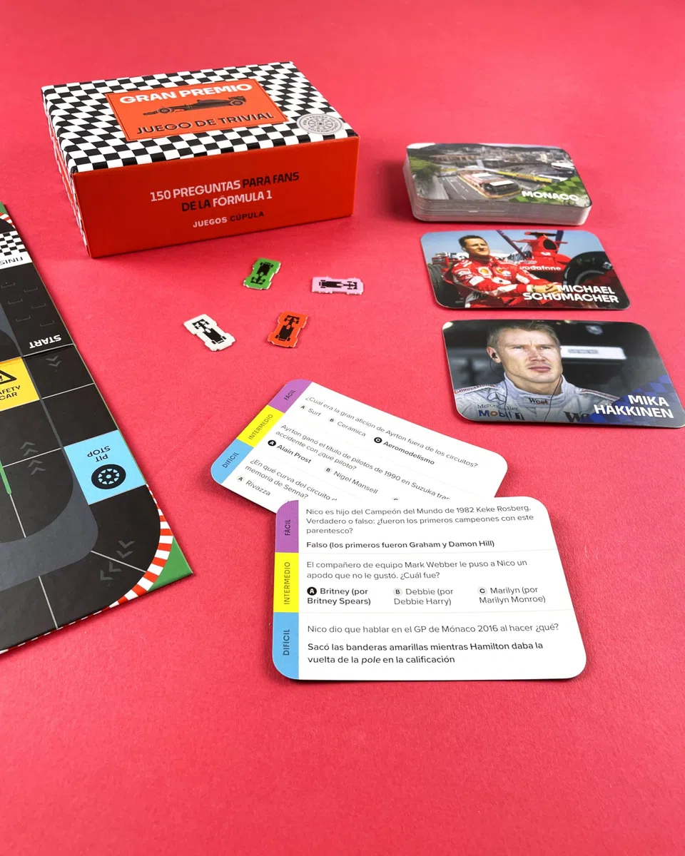 Gran Premio Trivial: Pon a prueba tus conocimientos sobre carreras (Juegos Cúpula)