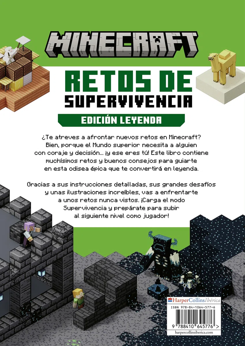 Minecraft oficial: Retos de supervivencia 2 (Edición leyenda)
