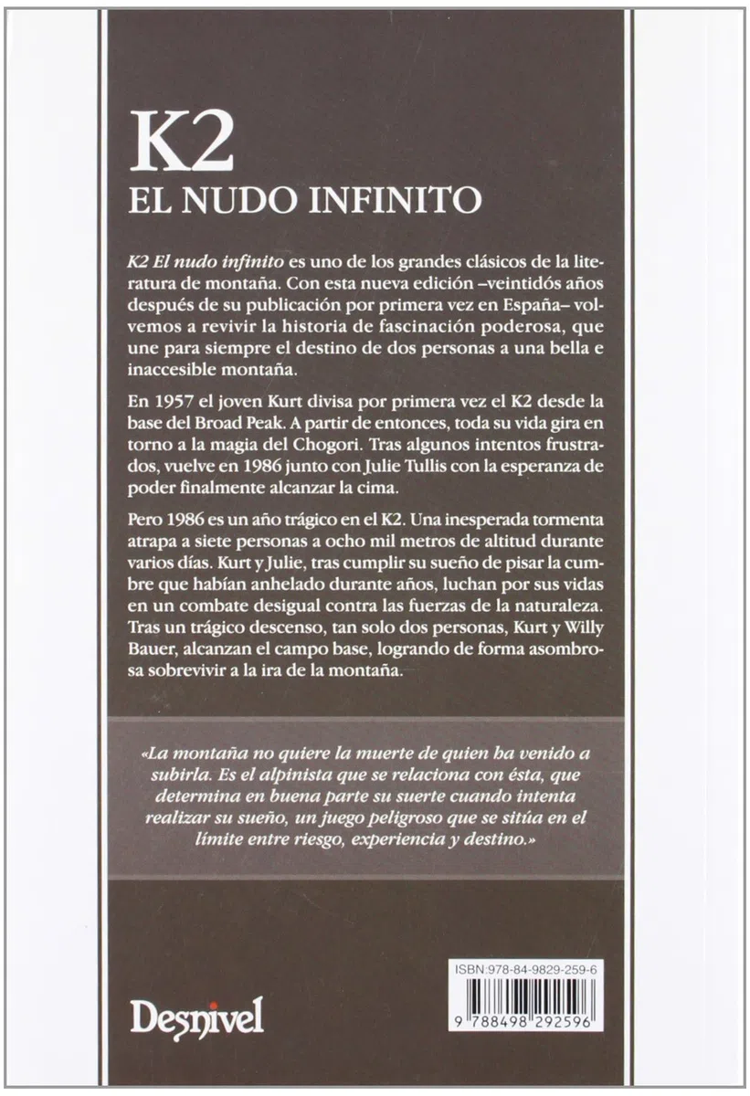 K2 El nudo infinito (Literatura no ficción)