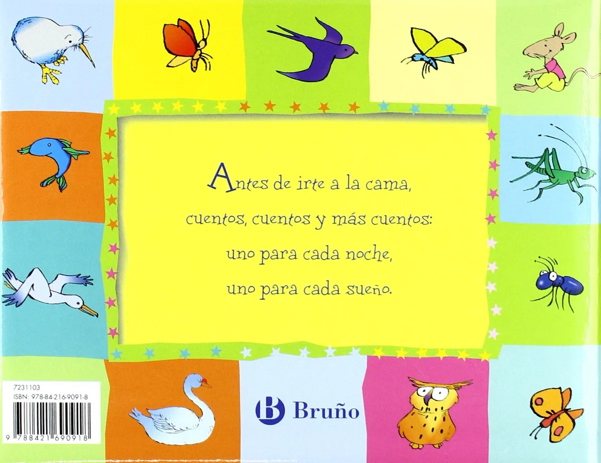 Editorial Bruño Cuentos cortos para dormir (Castellano - a PARTIR DE 3 AÑOS) (Castellano - A PARTIR DE 3 AÑOS - CUENTOS - Cuentos cortos)