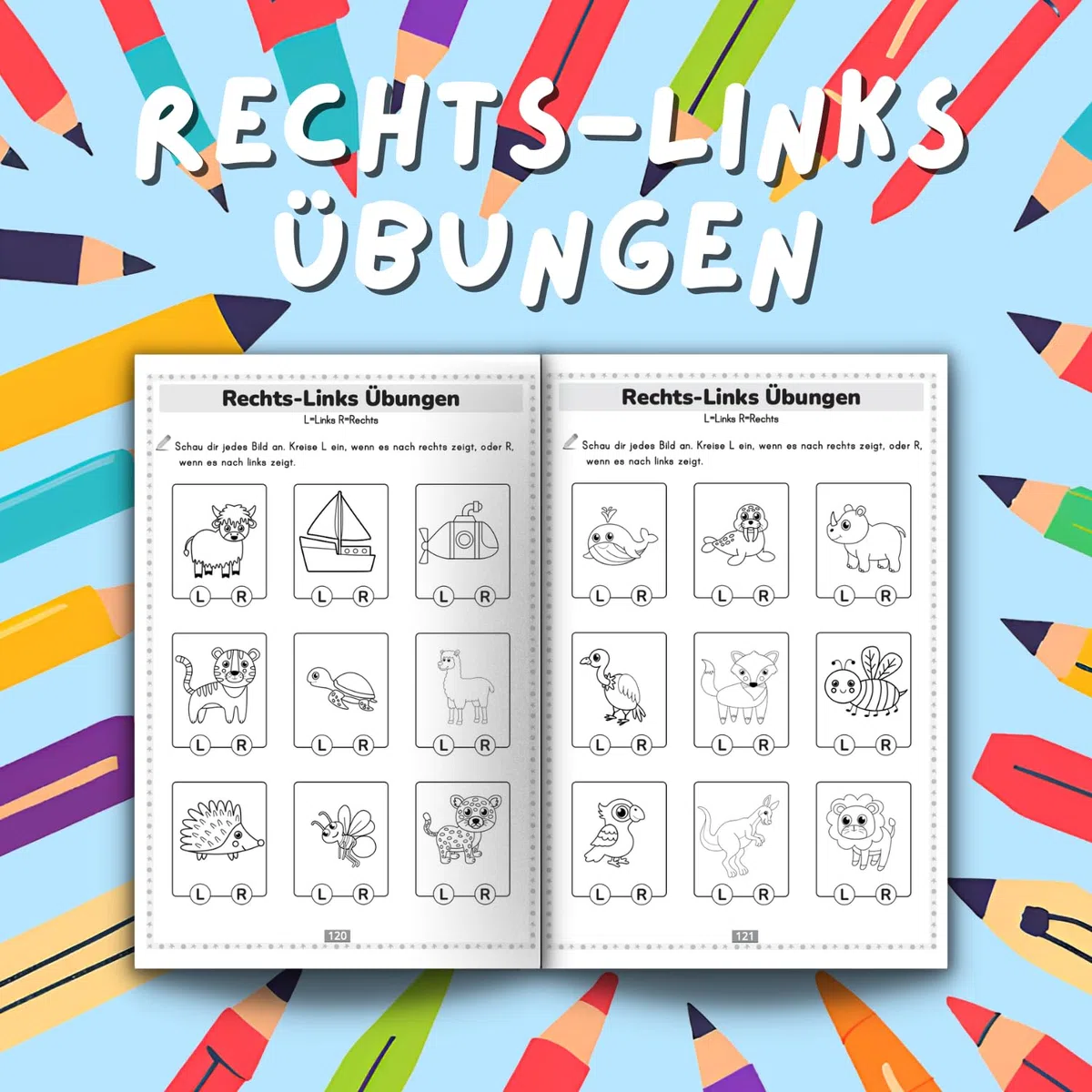 XXL Vorschulheft ab 5 Jahren für Jungen und Mädchen: 8 in 1 Übungsbuch zum einfachen Zahlen und Buchstaben lernen | Ideal für Kindergarten, Vorschule und Schulanfänger