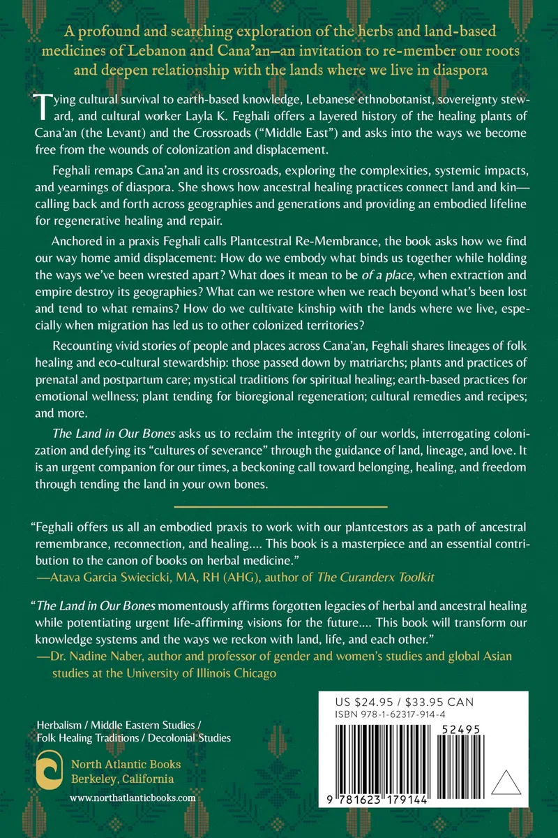 The Land in Our Bones: Plantcestral Herbalism and Healing Cultures from Syria to the Sinai--Earth-based pathways to ancestral stewardship and belonging in diaspora