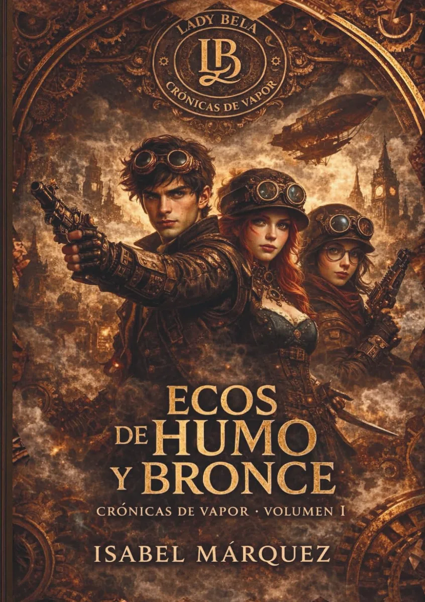 Ecos de Humo y Bronce (Crónicas de Vapor · Libro I). Una novela juvenil de aventuras, romance y viajes en el tiempo con estética steampunk..: “No ... miden horas… algunos guardan secretos.”