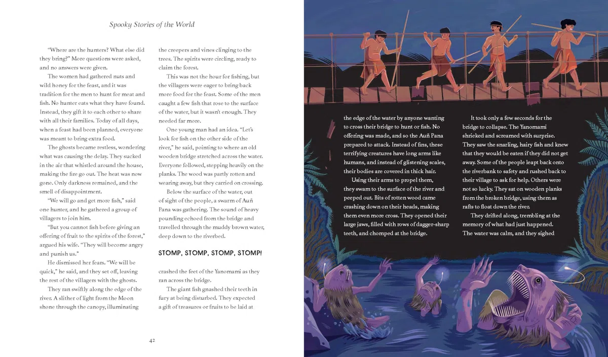 Lonely Planet Kids Spooky Stories of the World: 20 Eerie Tales from Across the Globe | Epic Retellings of Ghost & Monster Myths | Arranged by Continent with Spooky Illustrations