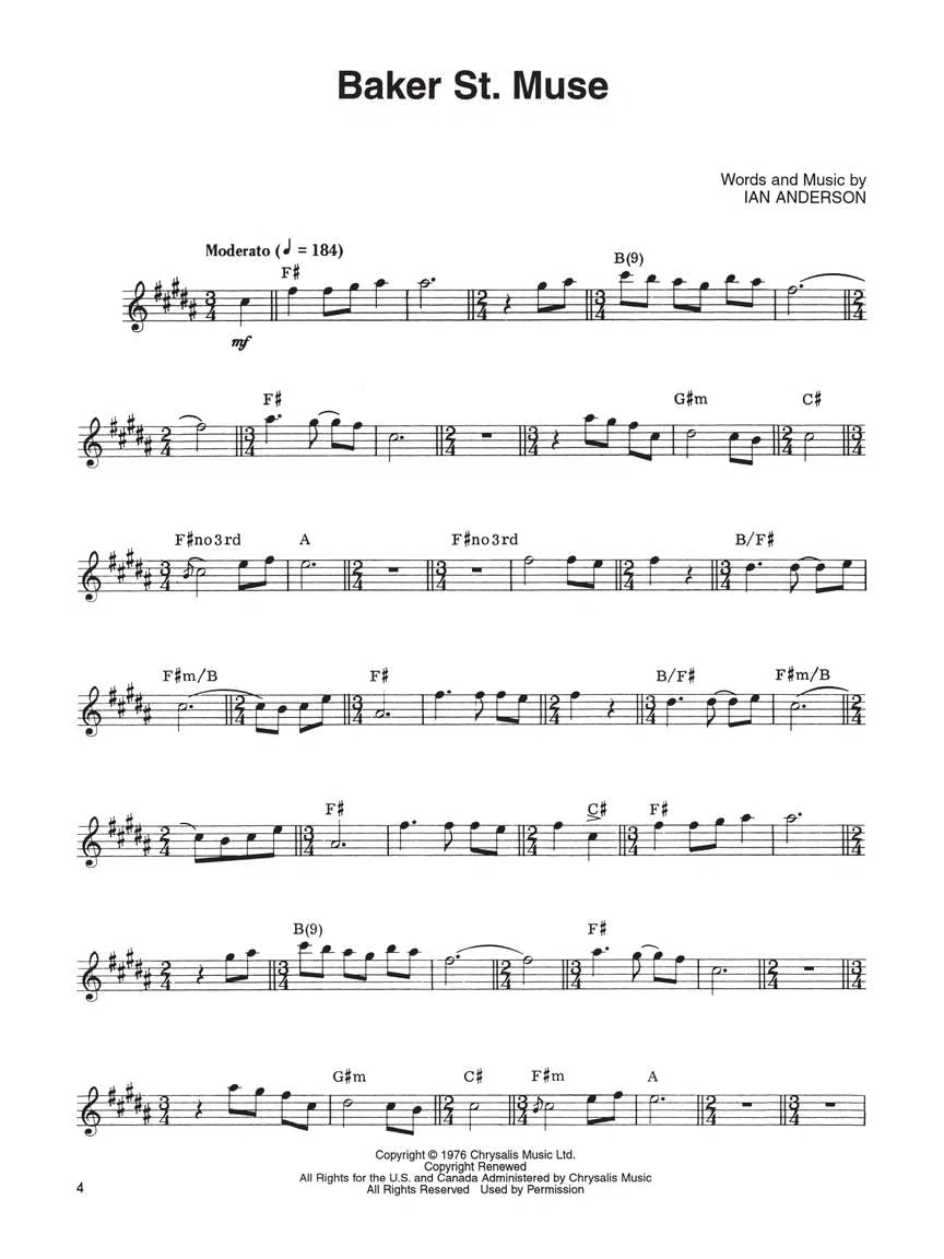 Jethro tull flute solos flute traversiere