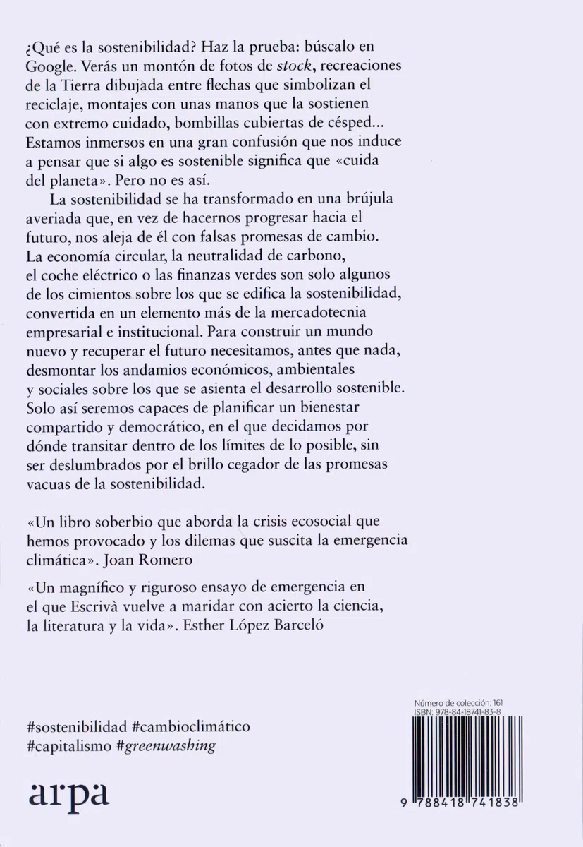 Contra la sostenibilidad