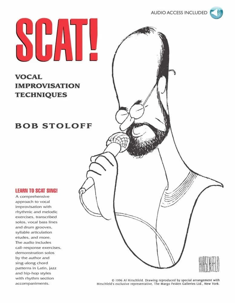 Bob stoloff : scat! vocal improvisation techniques - recueil + audio online