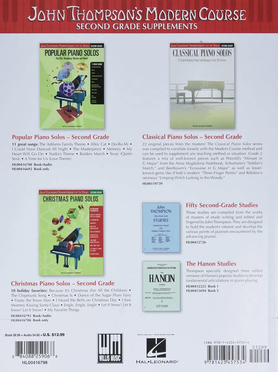 John Thompson's Modern Course for the Piano 2: Us-Version