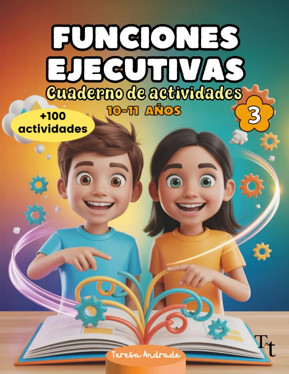 Funciones ejecutivas Cuaderno de actividades 10-11 años: Entrena el cerebro de niños con TDAH: Estimulación cognitiva con ejercicios para mejorar ... para trabajar el déficit de atención. A color