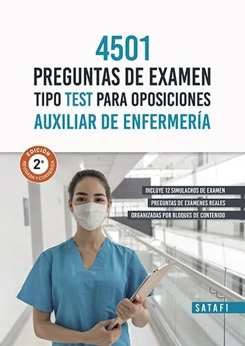 4501 Preguntas Examen Tipo Test Para Oposiciones Auxiliar Enfermeria (SATAFI)